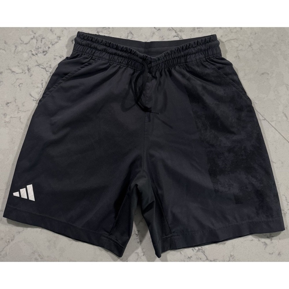 Adidas Paris Ergo Tennis Shorts Mens Small Black 7" Inseam Athletic Training Gym